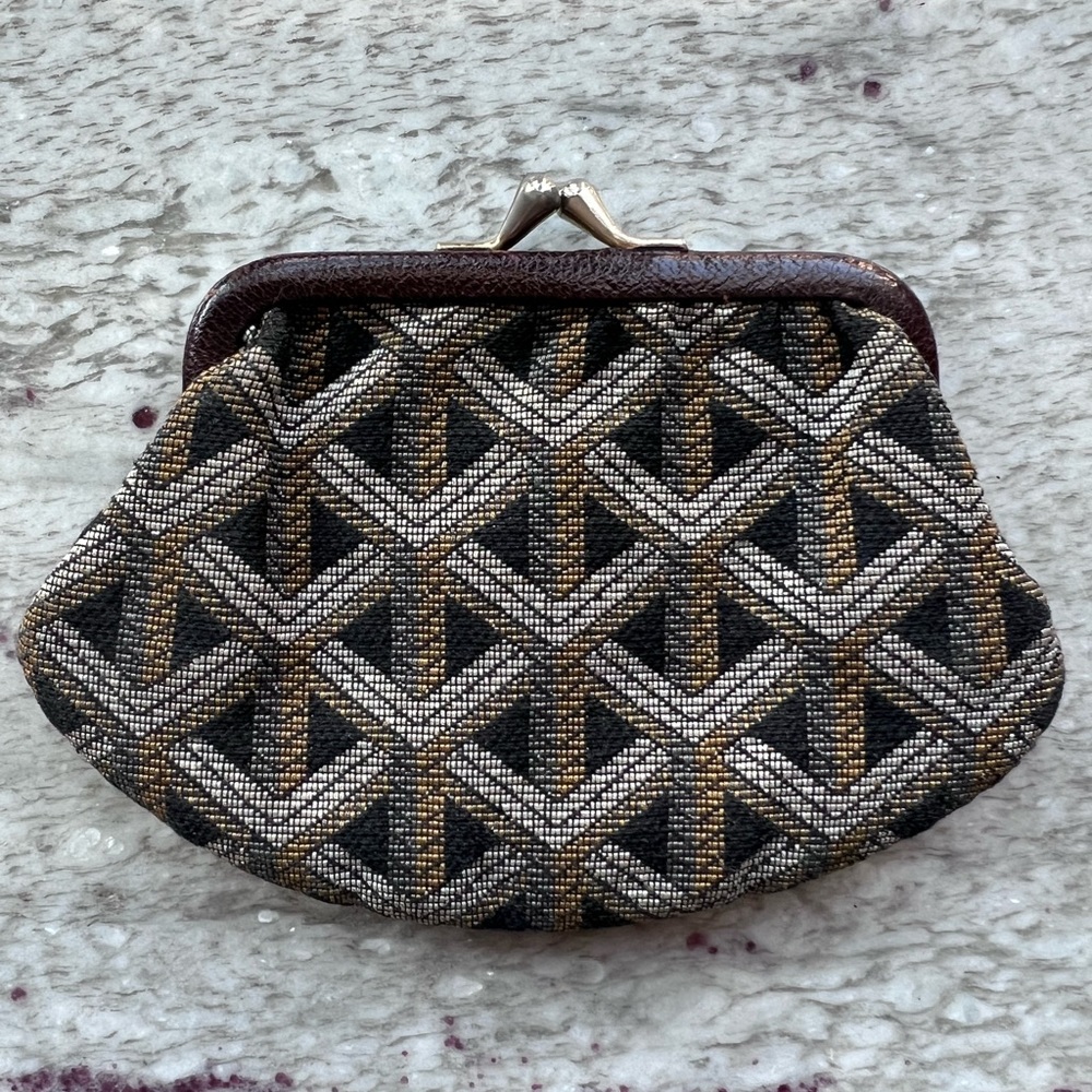 Vintage Goyard Kiss Lock Coin Purse